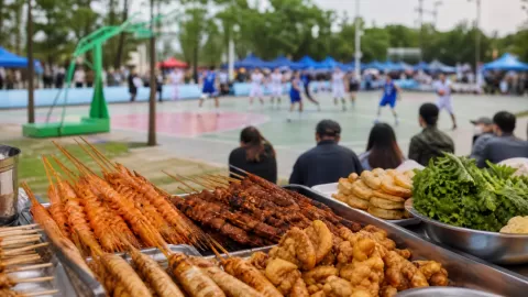 去烟台体育公园逛消费季，比赛和美食怎么安排（节庆活动）