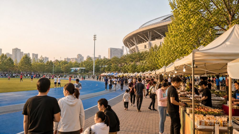 把体育公园作为主会场，也与消费季几年的变化有关