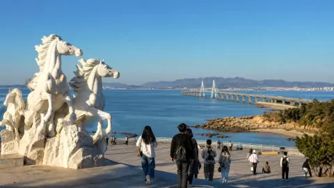 在养马岛住一晚，慢慢看海也慢慢找住宿（山海风光）