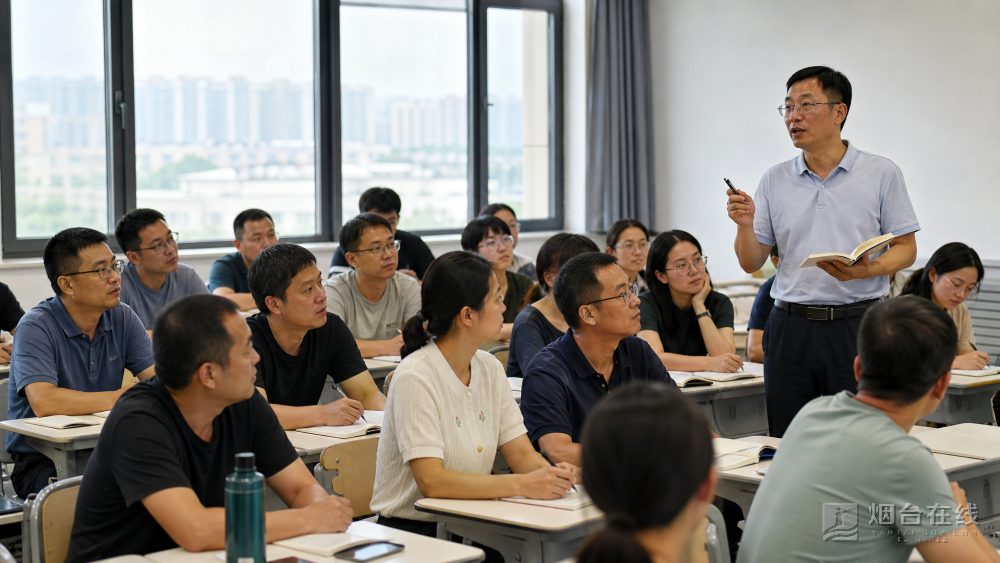 其实,这些讨论发生在烟台二中高中教师的集体教研现场,却不只服务于高三