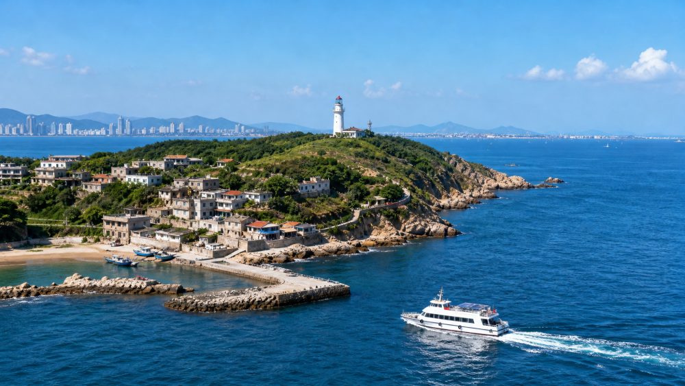 烟台崆峒岛取消大门票后，登岛仍要先看船班安排