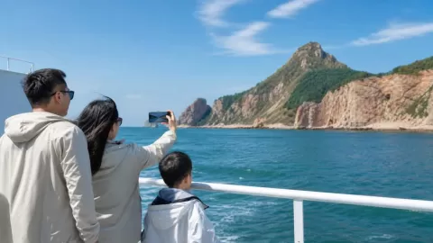 烟台长岛拍照去哪出色？从月牙湾到黄渤海分界线（山海风光）