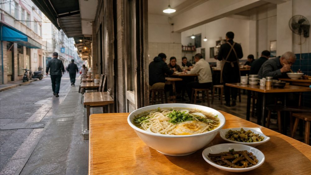 从早餐开始逛烟台街巷第一次来,街巷小吃该怎么挑