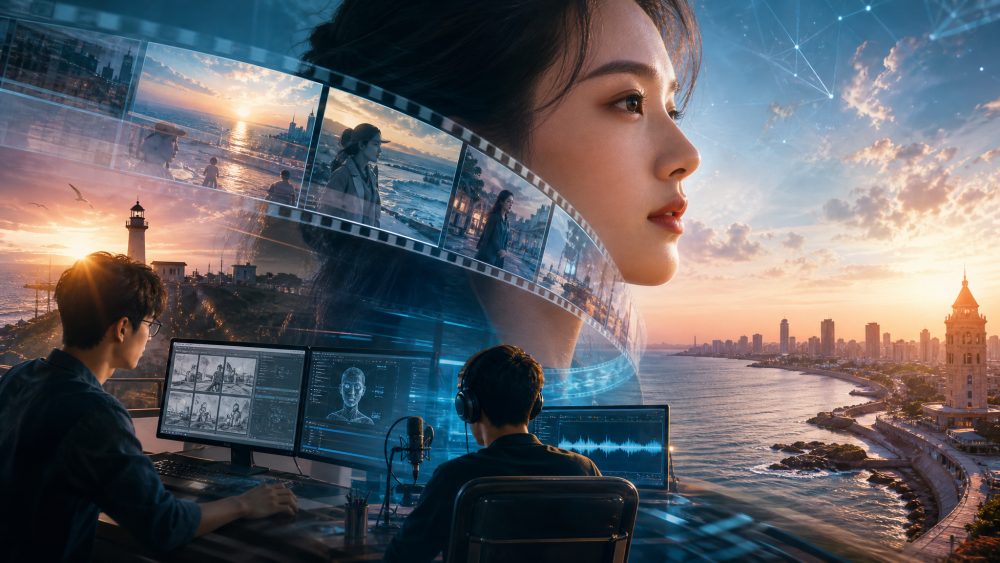 AI 短剧：从文本到成片 海报